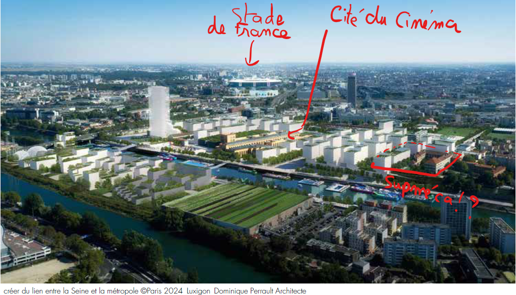 Le futur village olympique de Paris 2024 prépare déjà sa reconversion